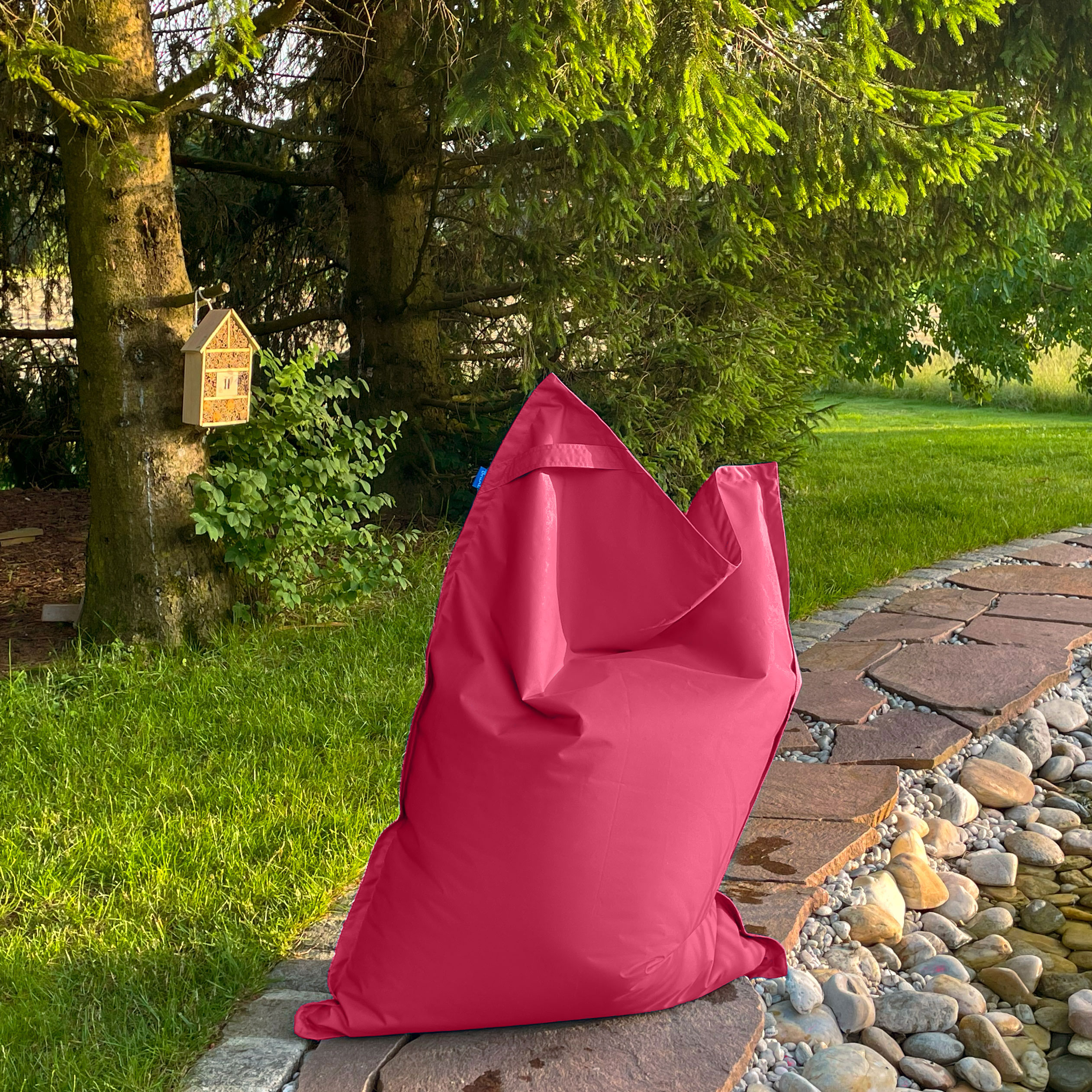 Bruni Caree Kids in Pink - Outdoor- und Indoor-Kinder-Sitzsack