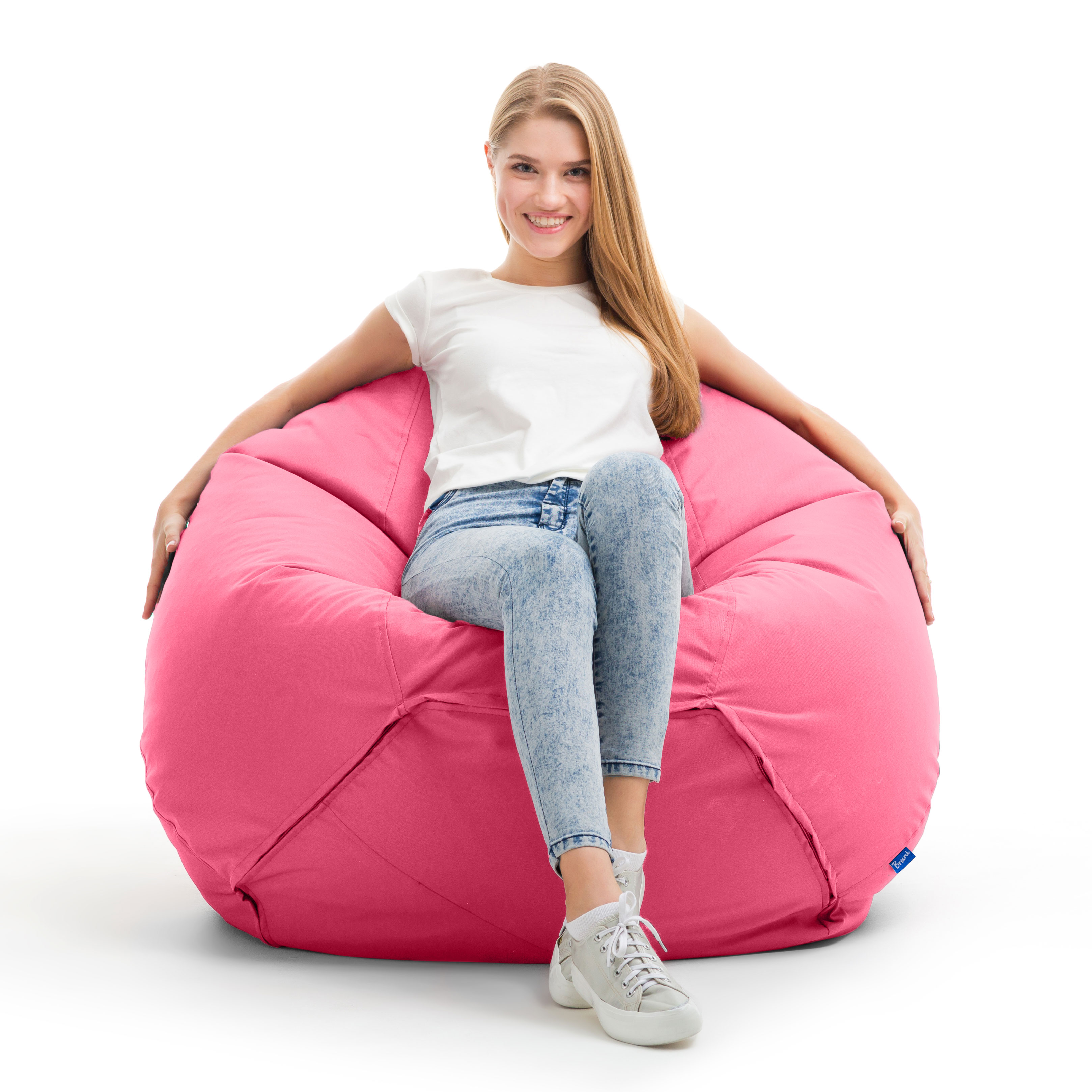 Bruni Classico Sitzsack L in Pink - Indoor- und Outdoor-Bean Bag, in Deutschland gefertigt