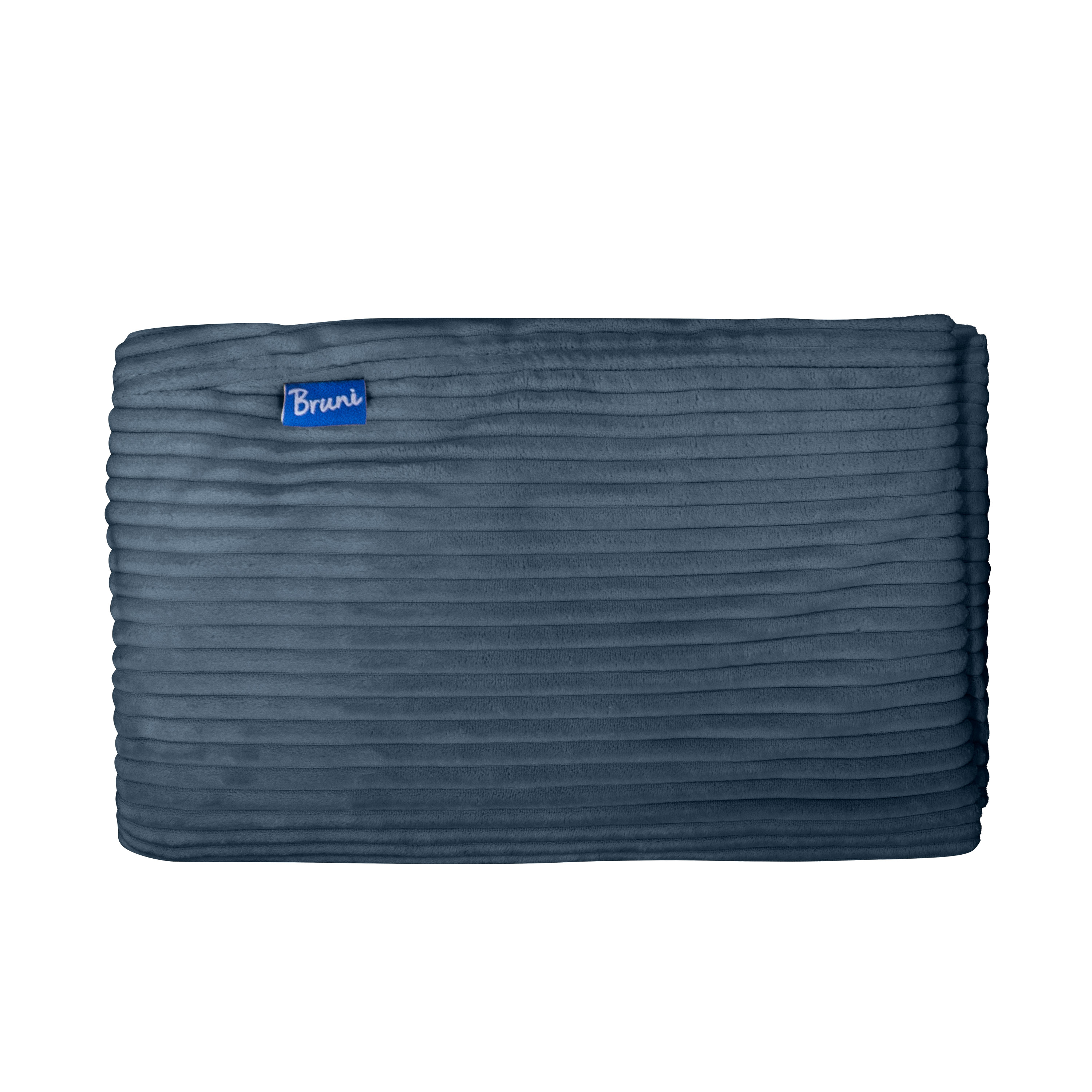Bruni Classico Cord Sitzsack-Hülle M in Dunkelblau - kuscheliger Indoor-Sitzsackbezug