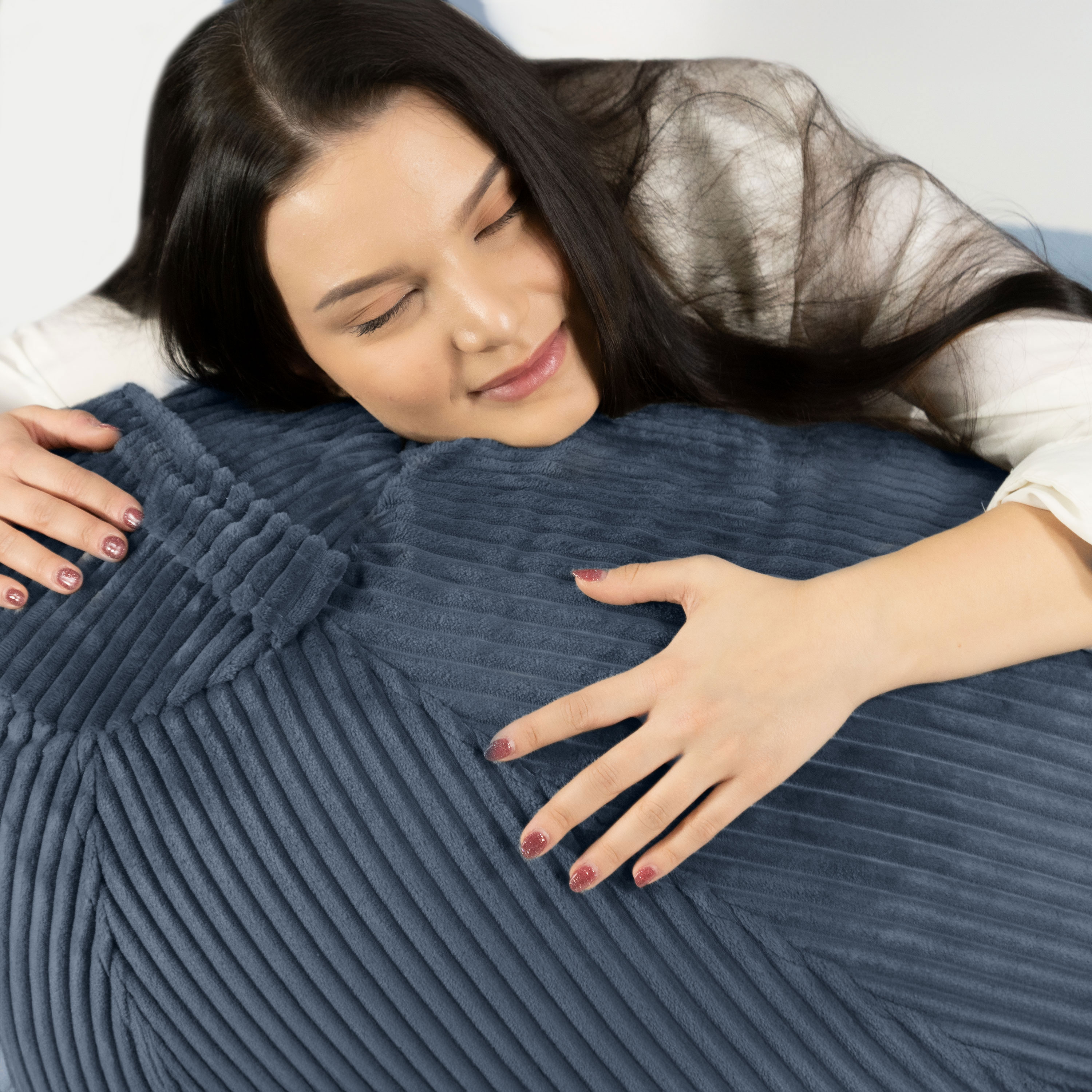 Bruni Classico Cord S in Dunkelblau - Indoor-Sitzsack