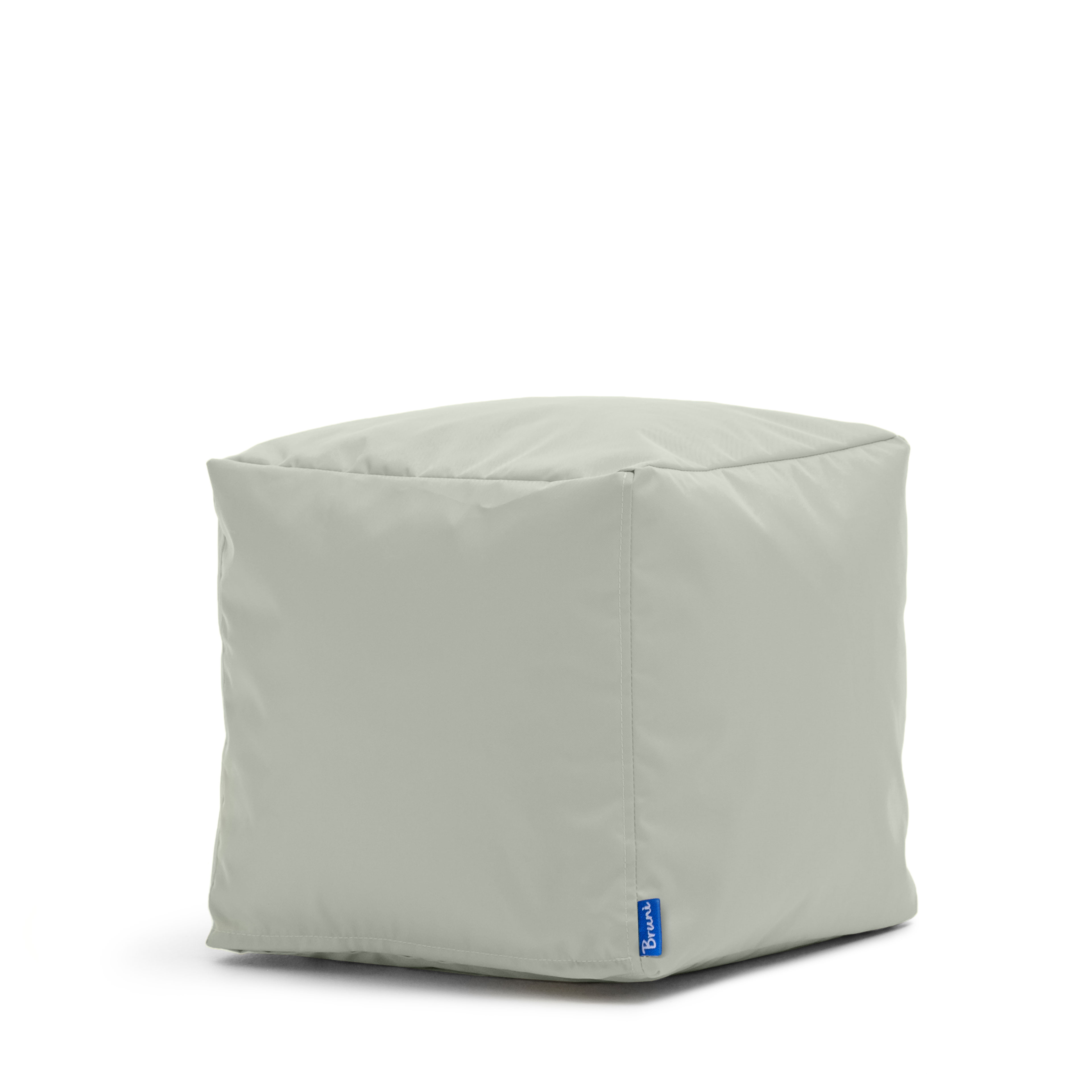 Bruni Cubo Sitzwürfel in Felsgrau - 40x40x40 cm Indoor- und Outdoor-Sitzhocker