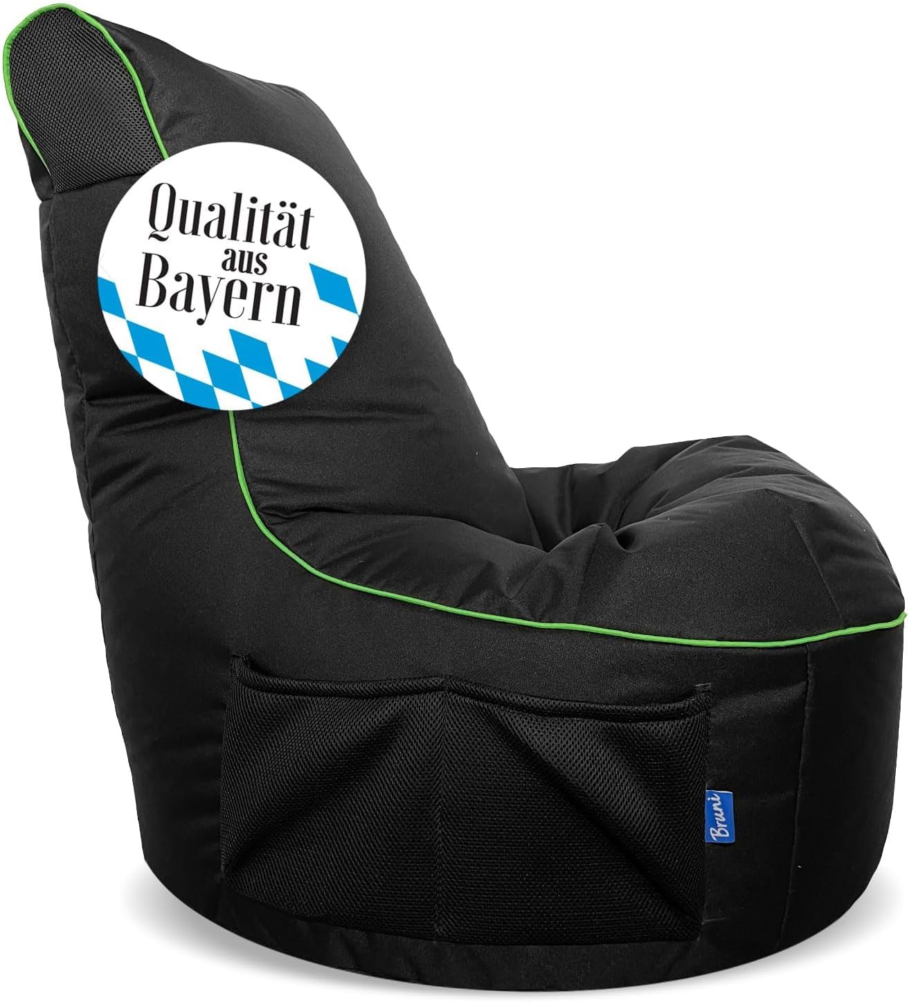 Bruni Cockpit Gamingsitzsack - schwarz-grün