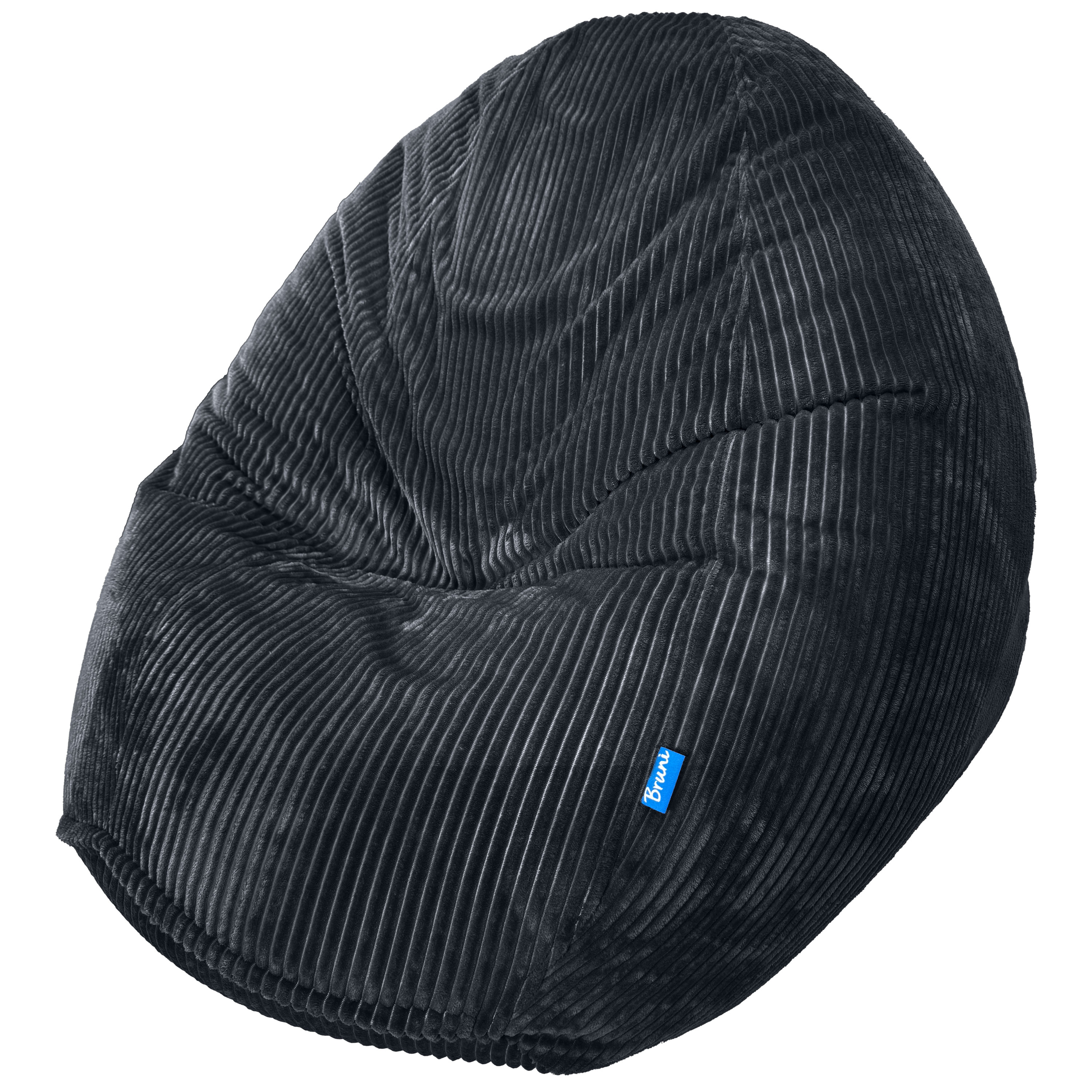 Bruni Classico Cord M in Schwarz - Indoor-Sitzsack