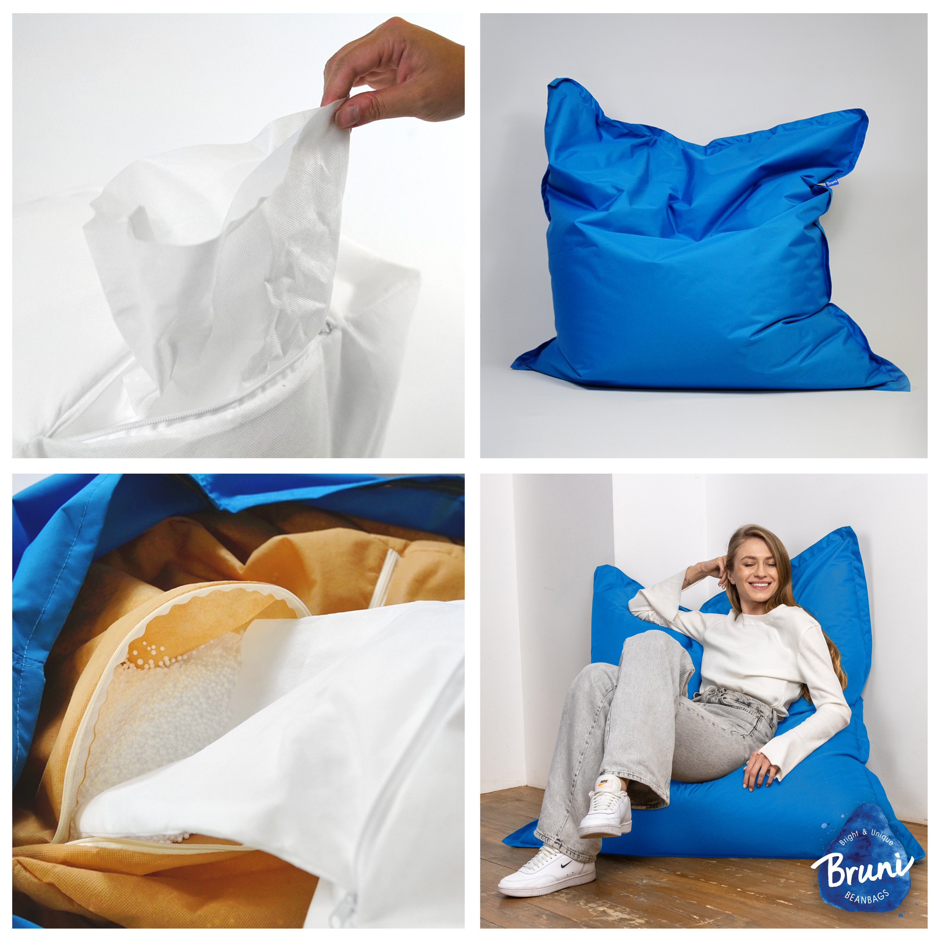 100 Liter Bruni FILLcloud Sitzsack-Nachfüllpack