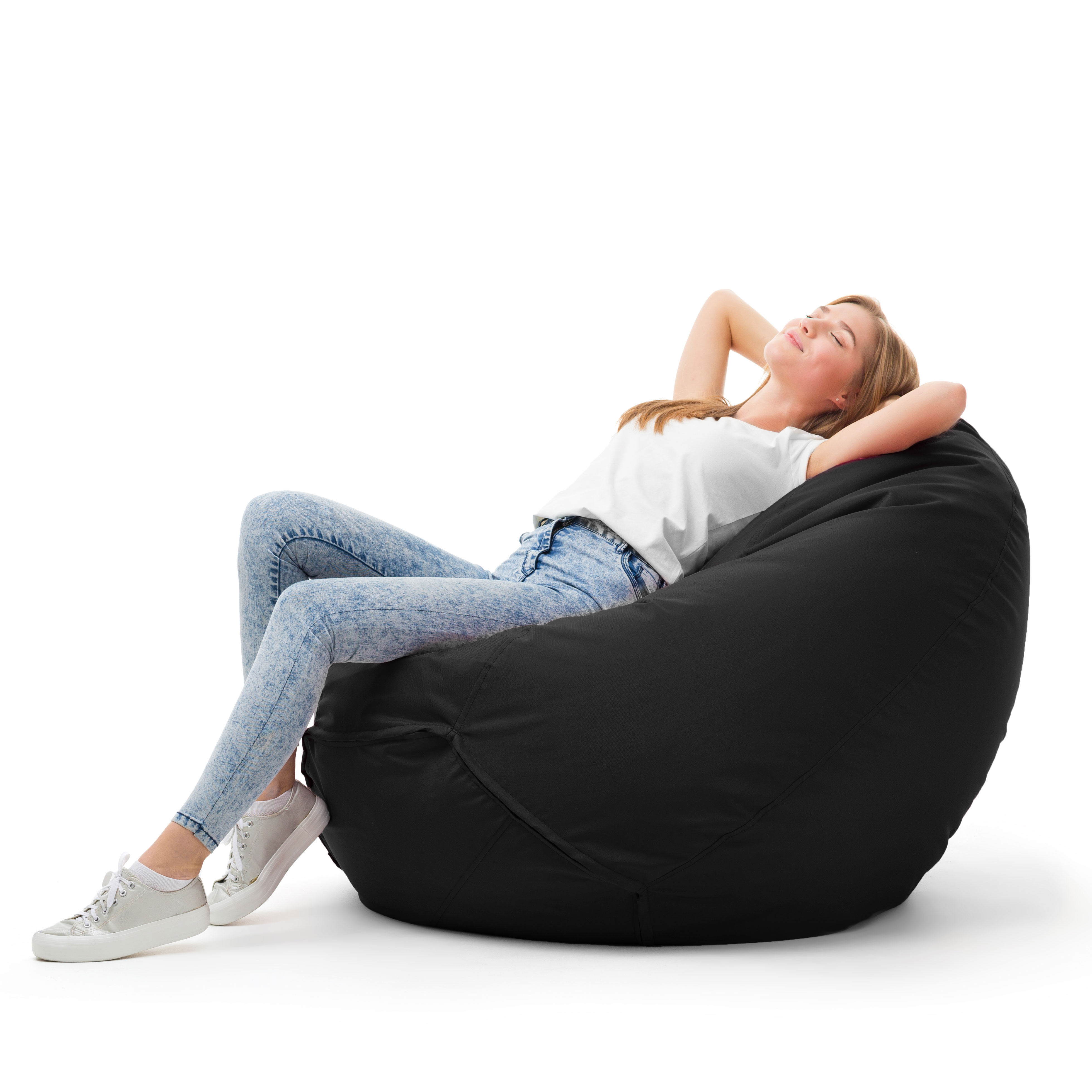 Bruni Classico Sitzsack S in Schwarz - Indoor- und Outdoor-Bean Bag, in Deutschland gefertigt