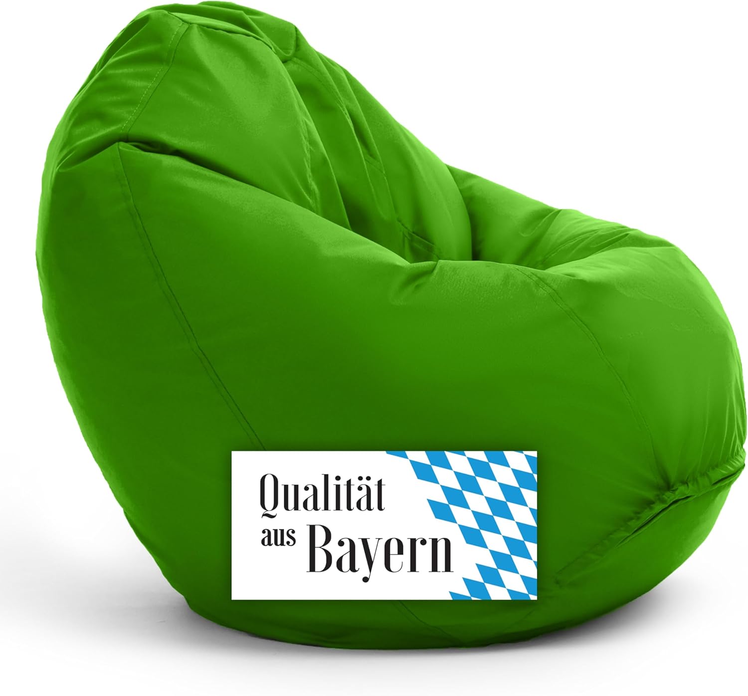 Bruni Classico Sitzsack M in Grün - Indoor- und Outdoor-Bean Bag, in Deutschland gefertigt