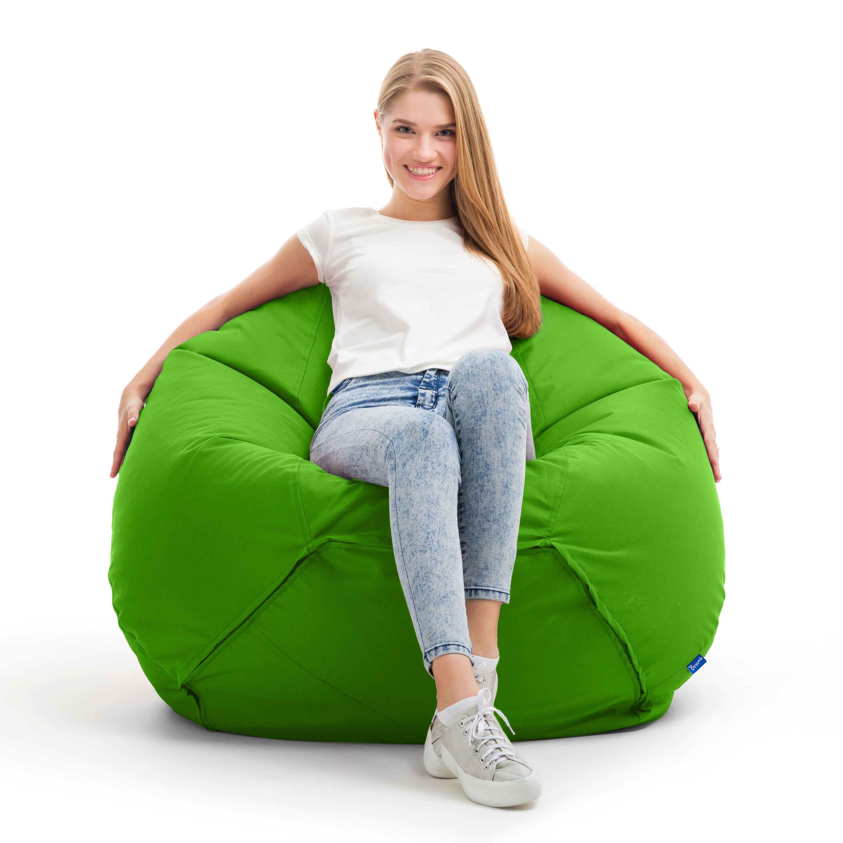 Bruni Classico Sitzsack S in Grün - Indoor- und Outdoor-Bean Bag, in Deutschland gefertigt